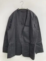 PLST ノーカラージャケット ブラック