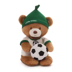 ガンド GUND サッカー べア&ラトル 4050501 テディベア グリーン スポーツ ボール ぬいぐるみ キッズ ベビー プレゼント ギフト 新品