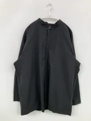 MUJI シャツ/ブラウス L-XL ブラック