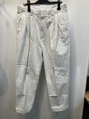 ◆UNITEDARROWS ユナイテッドアローズ StevenAlan スティーブンアラン プリーツパンツ ツータック XL オフホワイト 中古◆15276