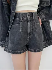 Heather デニムパンツ S ブラック