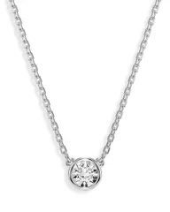 スワロフスキー レディース アクセサリー ネックレス・チョーカー・ペンダントトップ レース Swarovski Imber Crystal Pendant Necklace in Rhodium Plated 14871687 Silver シルバー