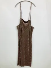 LOWRYS FARM ジャンパースカート F ブラウン