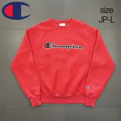 Champion  リバースウィーブ スウェット トレーナー レッド　JP-L