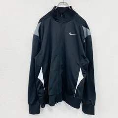 古着 used　NIKE　ナイキ　トラックジャケット/ジャージ　黒　ブラック　XLサイズ【値引き交渉OK！】