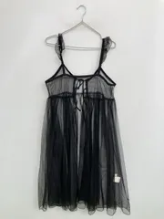 coen キャミソール F ブラック