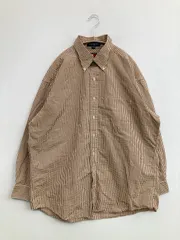 TOMMY HILFIGER シャツ/ブラウス 16 1/2 32-33 ブラウン