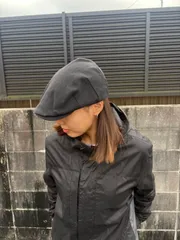 ハンチング/ベレー帽 ブラック