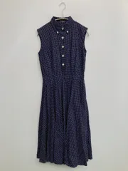 IENA ワンピース ネイビー