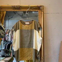 F　ebonyivory エボニーアイボリー　ブラウス シャツ トップス　レディース　blouse　shirt　Tops　ladies　総柄　半袖　フレンチスリーブ　ナチュラル　かわいい　可愛いのサムネイル