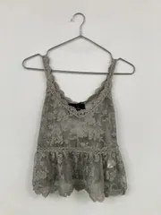 Meridian キャミソール グレー