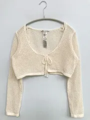 ZARA カーディガン/ボレロ M アイボリー