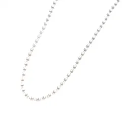 美品□TIFFANY&Co. ティファニー SV925 ボールチェーン 2連可能 ネックレス アクセサリー シルバー 重量15.2g メンズ オススメ◎