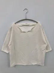 Samansa Mos2 blue Tシャツ/カットソー F ホワイト