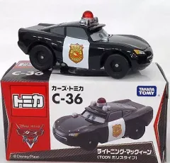 【中古】トミカ ライトニング・マックィーン(ポリスタイプ) 「カーズ・トミカ C-36」