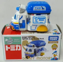 【中古】トミカ ドナルドのトゥクトゥク(ホワイト×ブルー) 「トミカ ディズニーモータース ワークス」 アジア限定のサムネイル