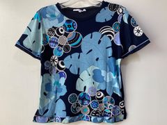 レオナールスポーツ LEONARD SPORT カットソー 半袖 総柄 38 LEONARD SPORT レオナールスポーツ 花柄 半袖カットソー Tシャツ