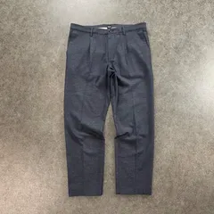 HUGO BOSS STRETCH ヒューゴボス スラックス タックパンツ ジップフライ ストレッチ タック入り 紺 メンズ 48のサムネイル