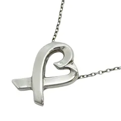 ★SALE【6jab0496-k】ティファニー ネックレス ラビングハート シルバー925【中古】レディース