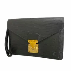 ★SALE【6ae6364】ルイヴィトン クラッチバッグ エピ ポシェットセリエドラゴンヌ M52762  ノワール【中古】メンズ