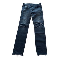 FUGA黒Blackペンキ加工＆クラッシュ スキニーデニムパンツ - メルカリ