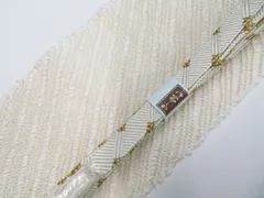 【一輝堂】和装小物 帯締め帯揚げセット 礼装用 平組 金糸 中抜き絞り 帯締 帯揚 26w02-1226