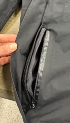 THE NORTH FACE ゴアテックス ブラック ウィンドブレーカー ジャケット フードl 0206