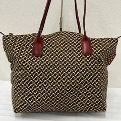 9413　ROBERTA PIERI　ロベルタピエリ　トートバッグ　ハンドバッグ　タタミ　TATAMI　レッド　赤　ブラウン　レディース　シンプル　きれいめ　上品