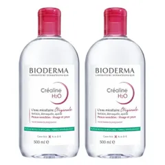 ビオデルマ サンシビオ(クリアリン) H2O D(赤) 500ml×2本セット クレンジングウォーター BIODERMA クレンジング [5571] 敏感肌無香料 徹底的にやさしく手軽にケア！肌状態も向上！ 佐川急便