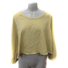 カスタネ Kastane カットソー 長袖 F 黄色 イエロー /YI