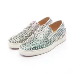 クリスチャンルブタン Christian Louboutin スリッポン ローラーボート レザー スリッポン メンズ Used B