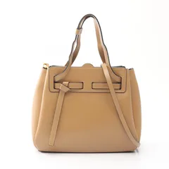 ロエベ LOEWE ハンドバッグ LAZO MINI BAG ラゾ ミニ ベージュ レザー ラゾ ミニ バッグ レディース Used A