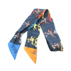 エルメス HERMES スカーフ ツイリー HERMES PARADE シルク ツイリー レディース Used B