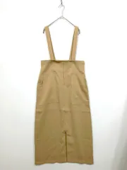 新品 nano universe ナノユニバース 675-1230015 定価7150円 サスペンダー付きペンシル スカート sizeF/ベージュ ■■レディース