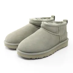 アグ UGG ブーツ クラシック ウルトラ ミニ 1116109 ペールグレー ムートン ムートンブーツ レディース 未使用