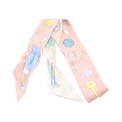 エルメス HERMES スカーフ ツイリー In the Pocket Twilly シルク ツイリー レディース Used B