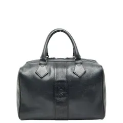 中古 サンローラン YSLロゴ ミニボストンバッグ ブラック レザー レディース SAINT LAURENT ヴィンテージ 【送料無料】【西神店】