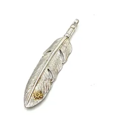 REDMAN レッドマン　フェザー　シルバー925 K18  ペンダント　トップ　チャーム　ネックレス