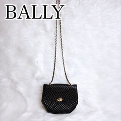 希少デザイン バリー ショルダーバッグ キルティング チェーン レザー