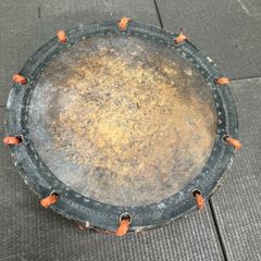 中古 締太鼓 (34㎝ ) 置き台 バチ 1本付き - メルカリ