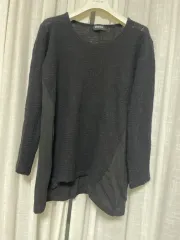 日本ブランド ISSEY MIYAKE イッセイミヤケ 黒 zucca ウール混 ニット / 韓国正式輸入