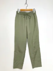 BEAUTY & YOUTH ビューティ&ユース ユナイテッドアローズ 1614-105-5066 マットサテンドローストリング パンツ sizeS/オリーブ ■■レディース