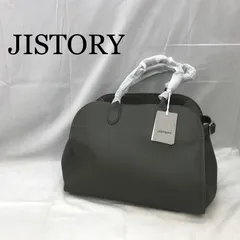 JISTORY ボストンバッグ サイドベルト 高さ:約　30cm幅:約　37cmマチ:約　17cm持ち手:約　44cm
【付属品】
タグ グレー  レディース 鞄