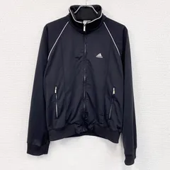 古着 used　adidas　アディダス　トラックジャケット/ジャージ　黒　ブラック　XOサイズ【値引き交渉OK！】