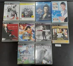 セール[2623N1]　PS3　ソフト8点＋DVD＋Blu-ray　セット販売　中古