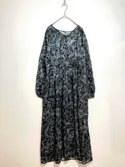 alicia PAGEBOY アリシア ページボーイ プリント ペイズリー柄 フロントボタン フレア ワンピース sizeF/総柄 ■◇レディース