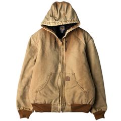 Carhartt アクティブジャケット サンフェード ダック メキシコ製 ボロ