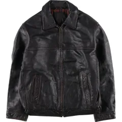 古着 ドッカーズ DOCKERS 中綿入り スイングトップタイプ レザーブルゾン メンズM相当/eaa563326