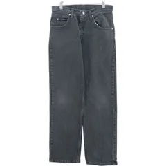 古着 00年代 ラングラー Wrangler ブラックデニム ストレートデニムパンツ メンズw30相当/eaa482921