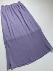 美品 FREE'S MART フリーズマート 定価6490円 シフォンナロープリーツタイト スカート sizeS/紫 ■■レディース